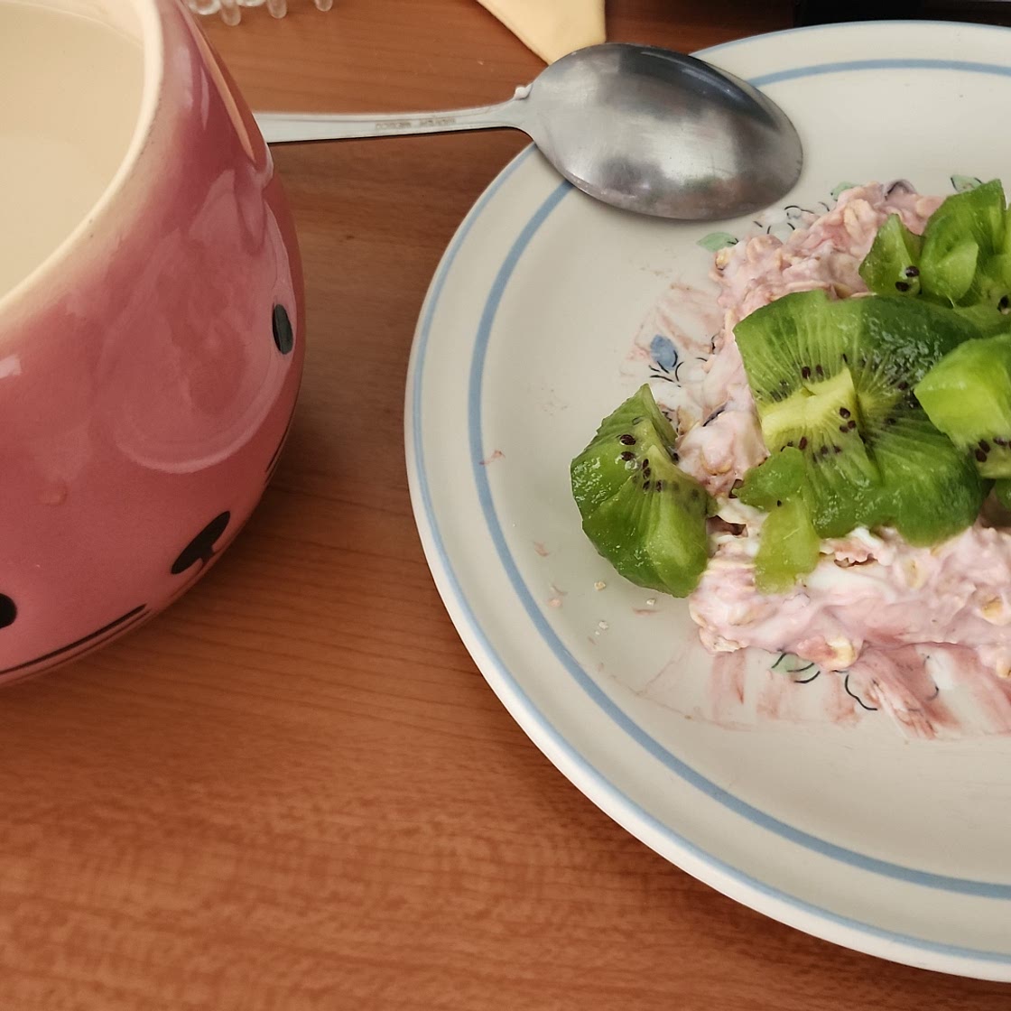 Yoghurt con Arándanos con Avena