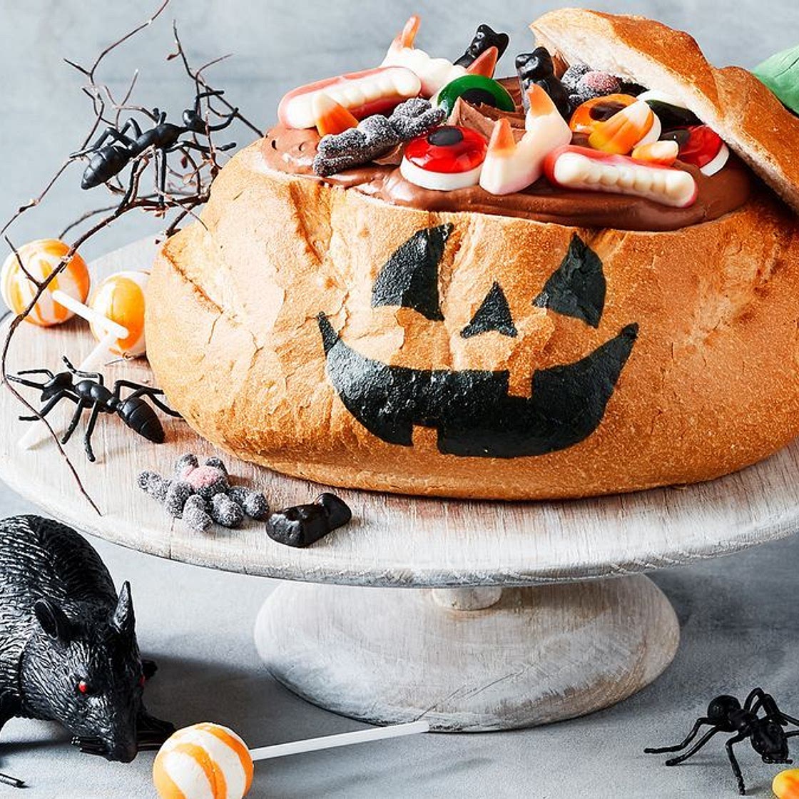 Jack-o-cob loaf dip