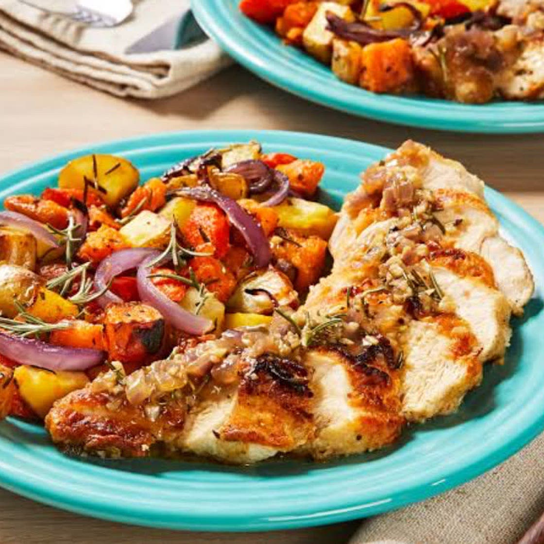Garlic-Rosemary Chicken & Veggies