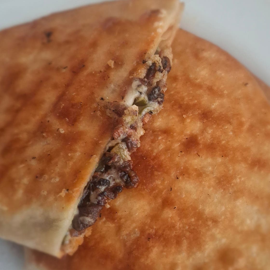 mushroom and jalapeño quesadillas