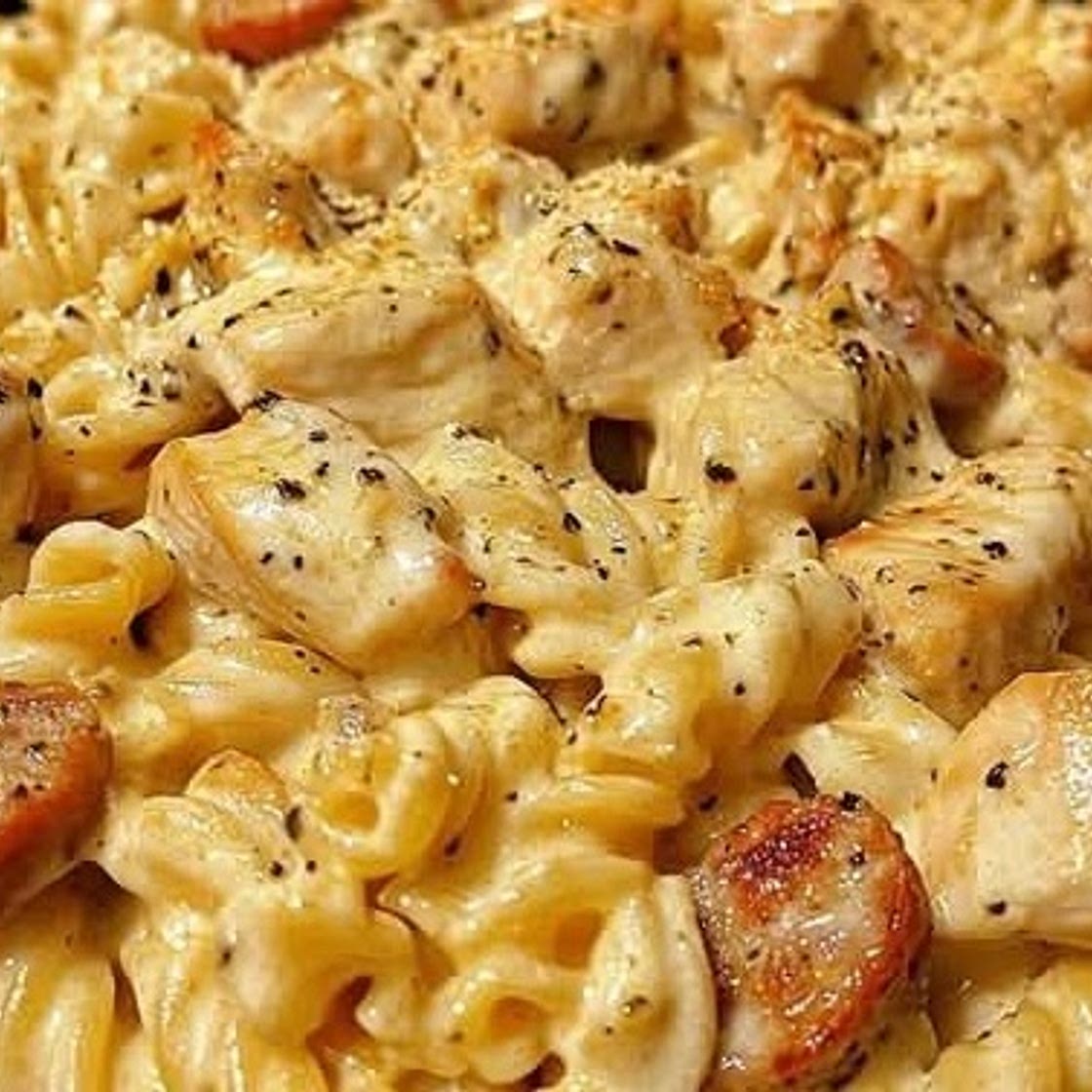 Creamy Pepper Jack Chicken & Sausage Pasta
