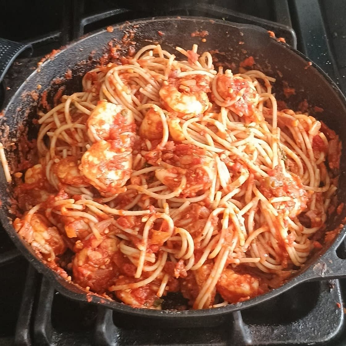 Spicy Shrimp Pasta