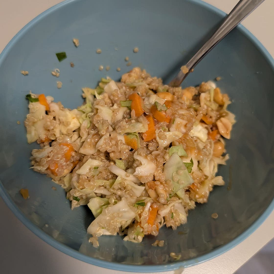 Crunchy Thai Peanut & Quinoa Salad