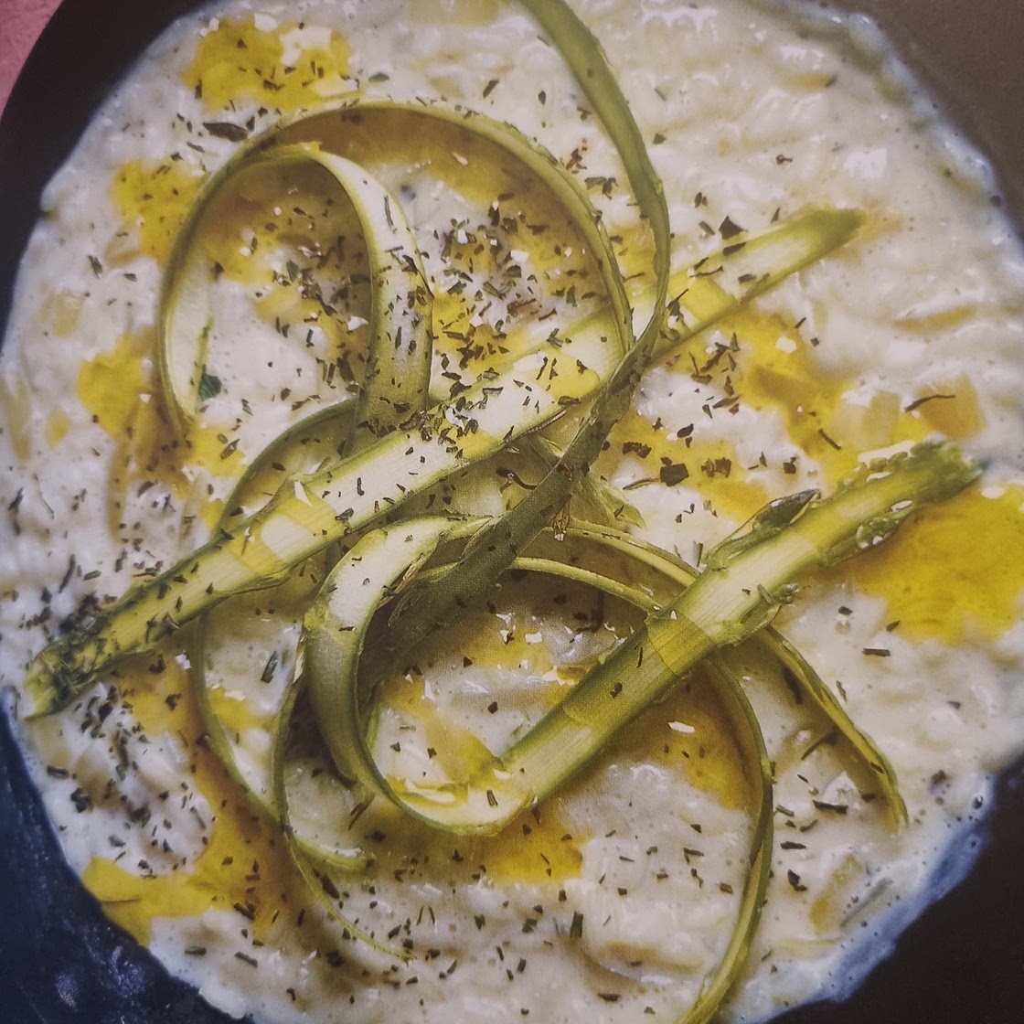 Milk Risotto with Butter Beans