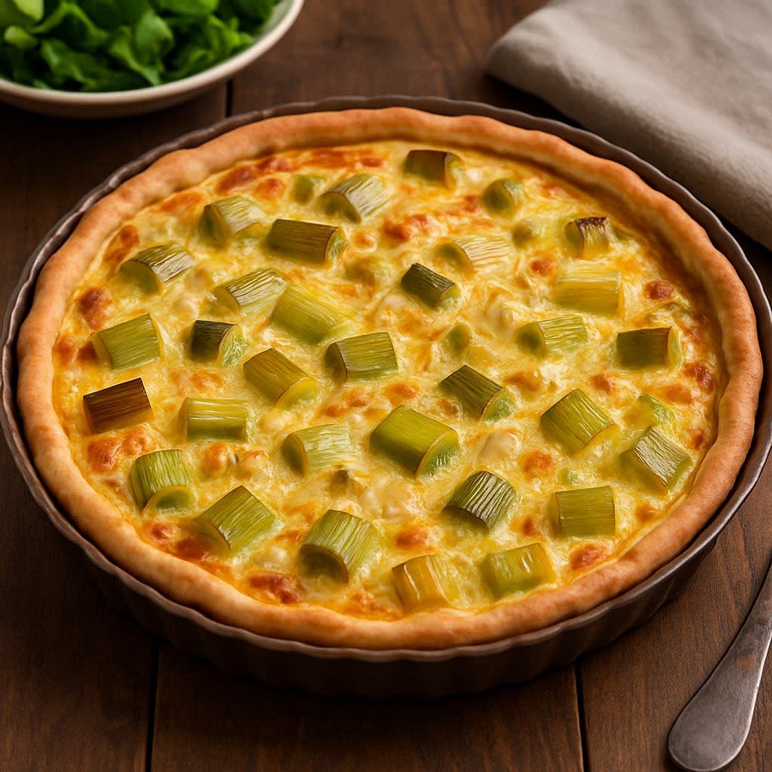 Quiche aux poireaux