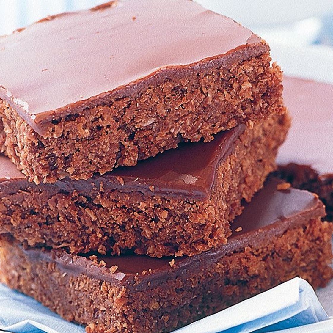 Chocolate and coconut Weet-Bix slice recipe