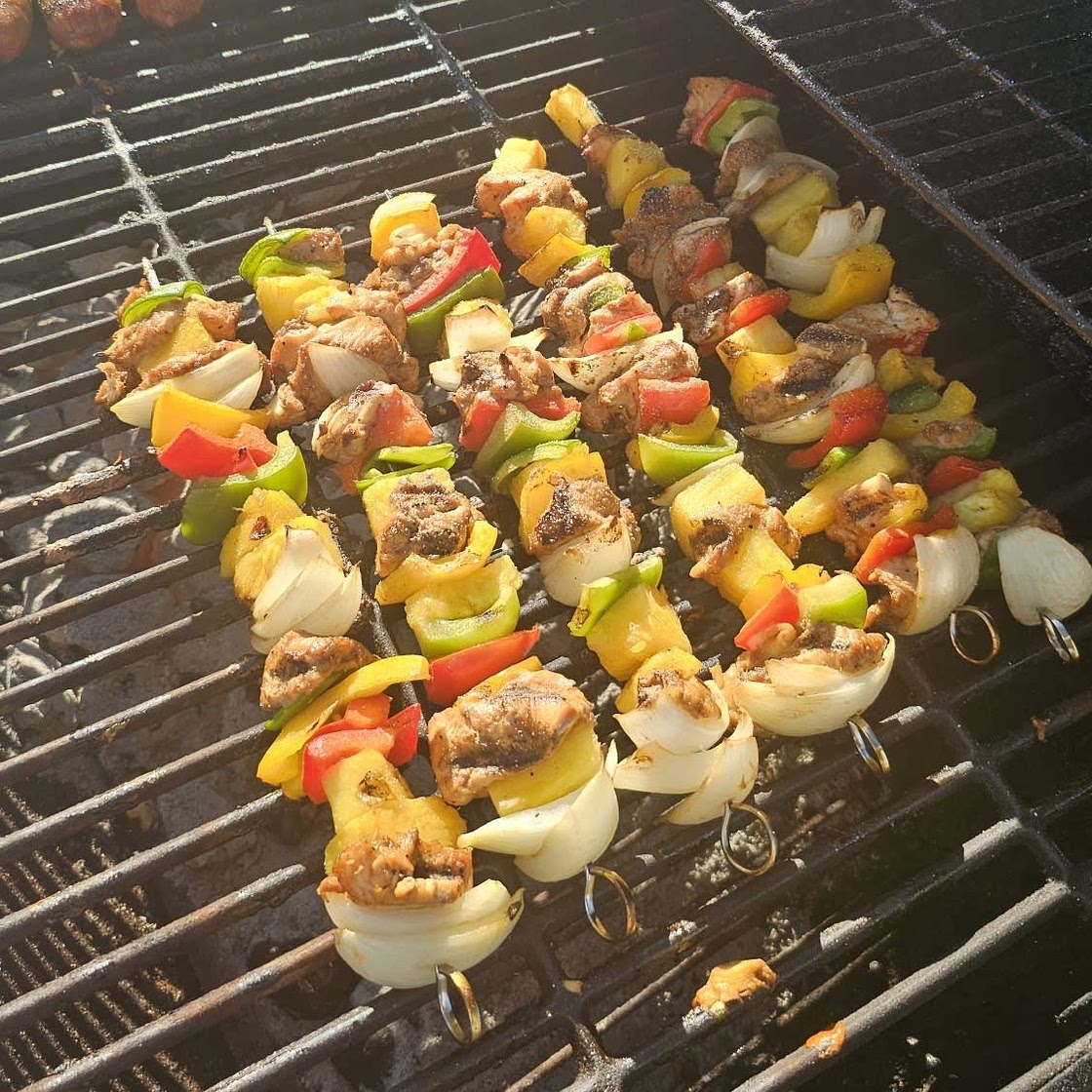 Hawaiian Chicken Kabobs