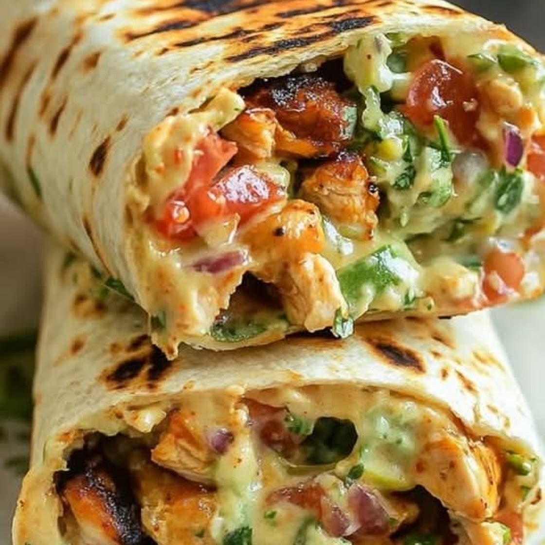🌯 Chipotle Ranch Grilled Chicken Burrito