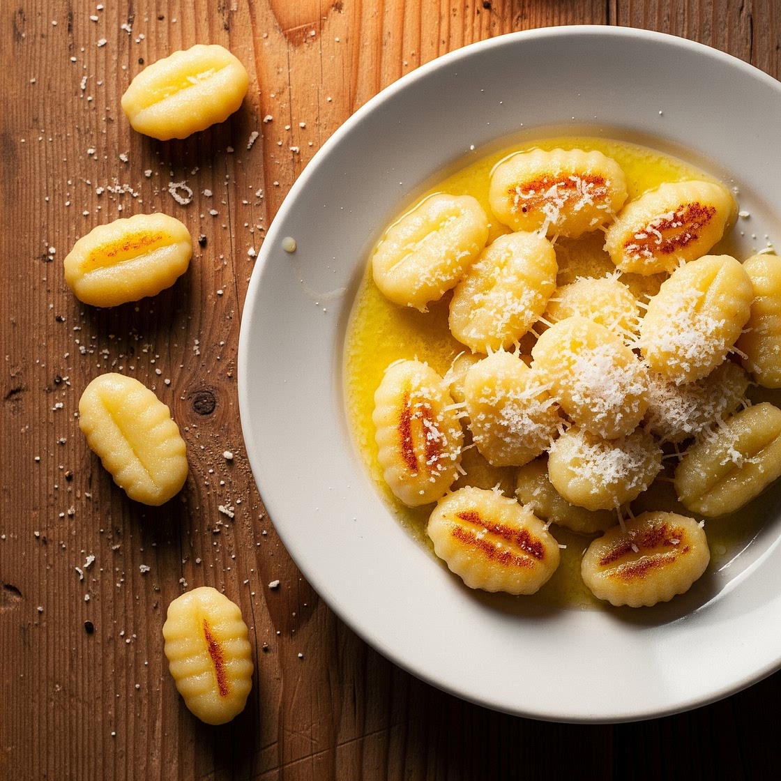 Potato Gnocchi with Butter and Cheese Recipe – Sharp Blades