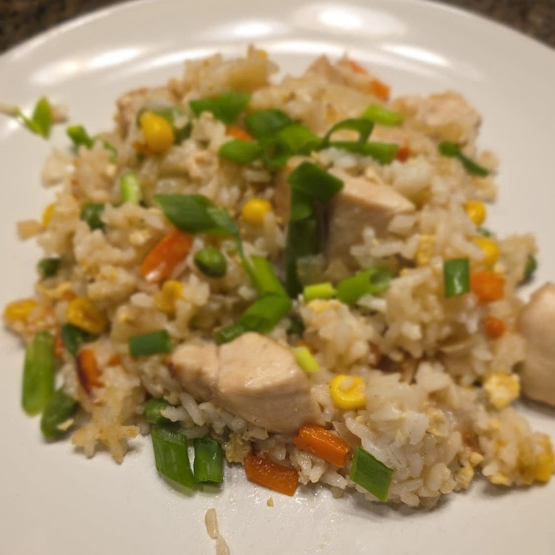 High Protein Chicken Fried Rice