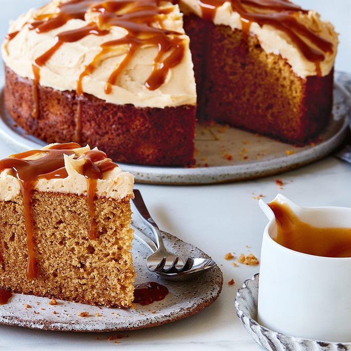 Caramel butter cake