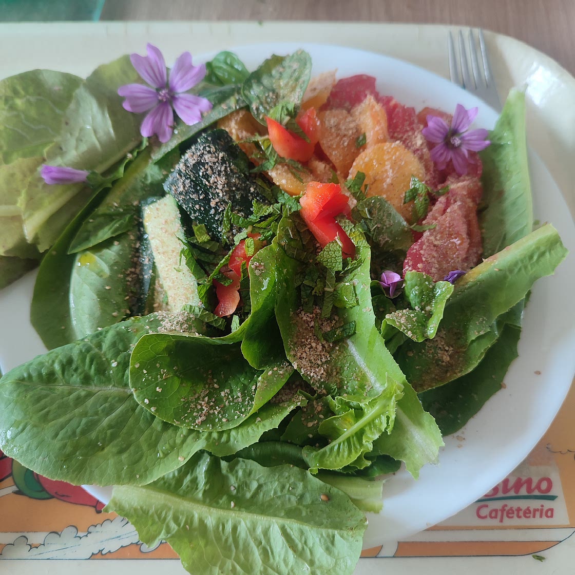 CG 10 - Salade fraîcheur de saumon et légumes grillés