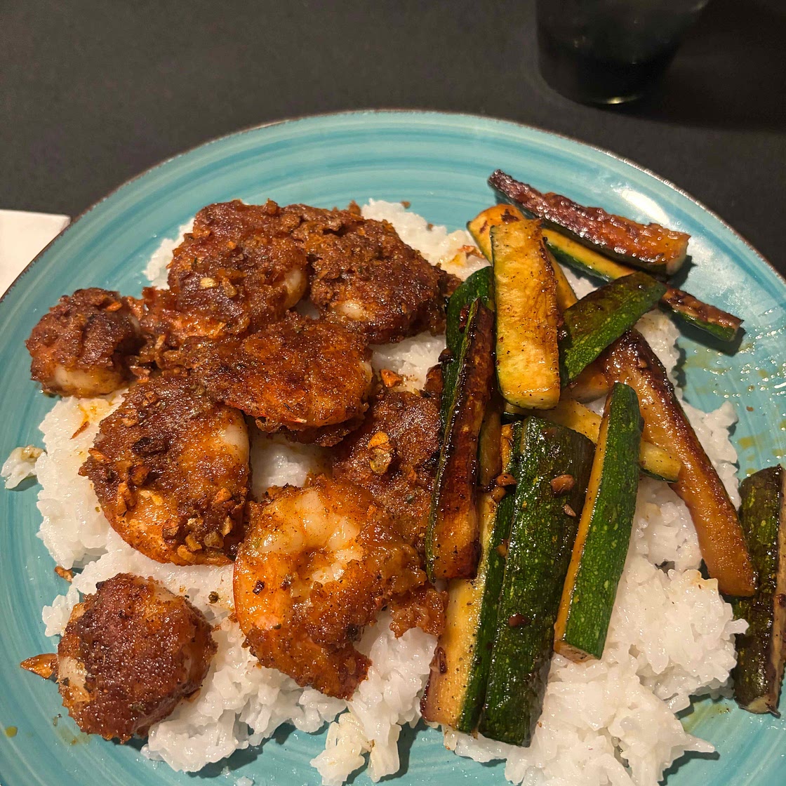 Hawaiian Inspired Garlic Shrimp