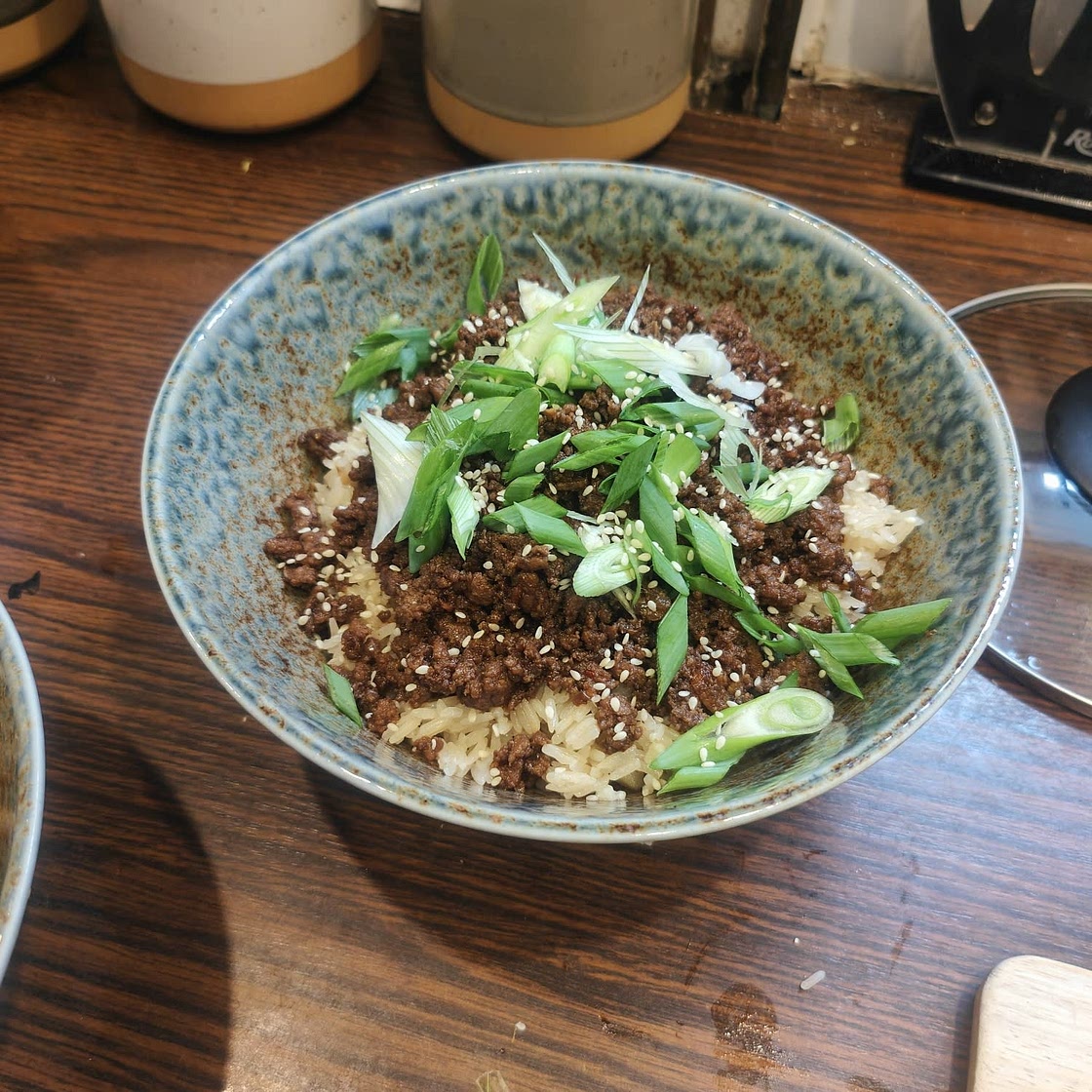 Korean Ground Beef and Rice Bowls