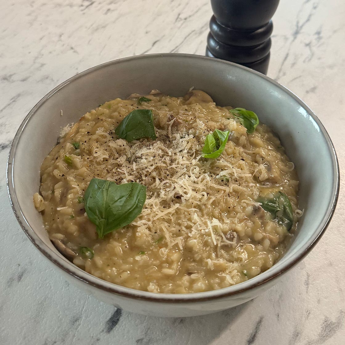 Mushroom risotto