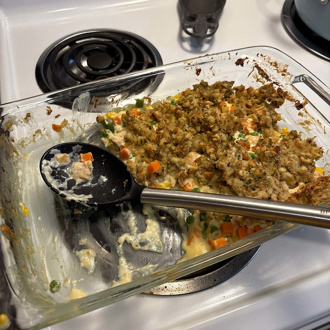 Chicken Stuffing Casserole