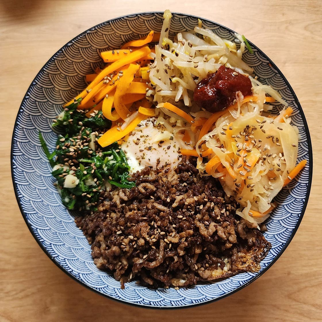 Easy Beef Korean Bibimbap Recipe