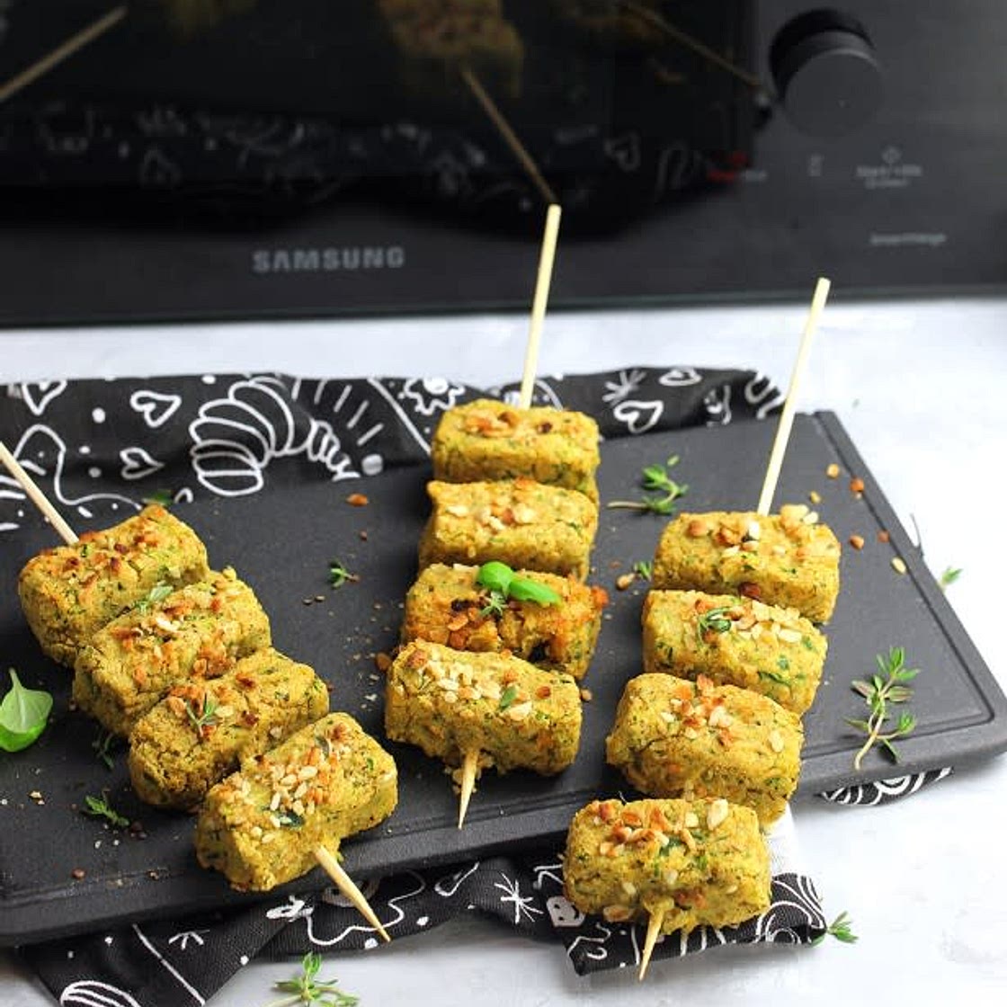 Crocchette di zucchine e ceci