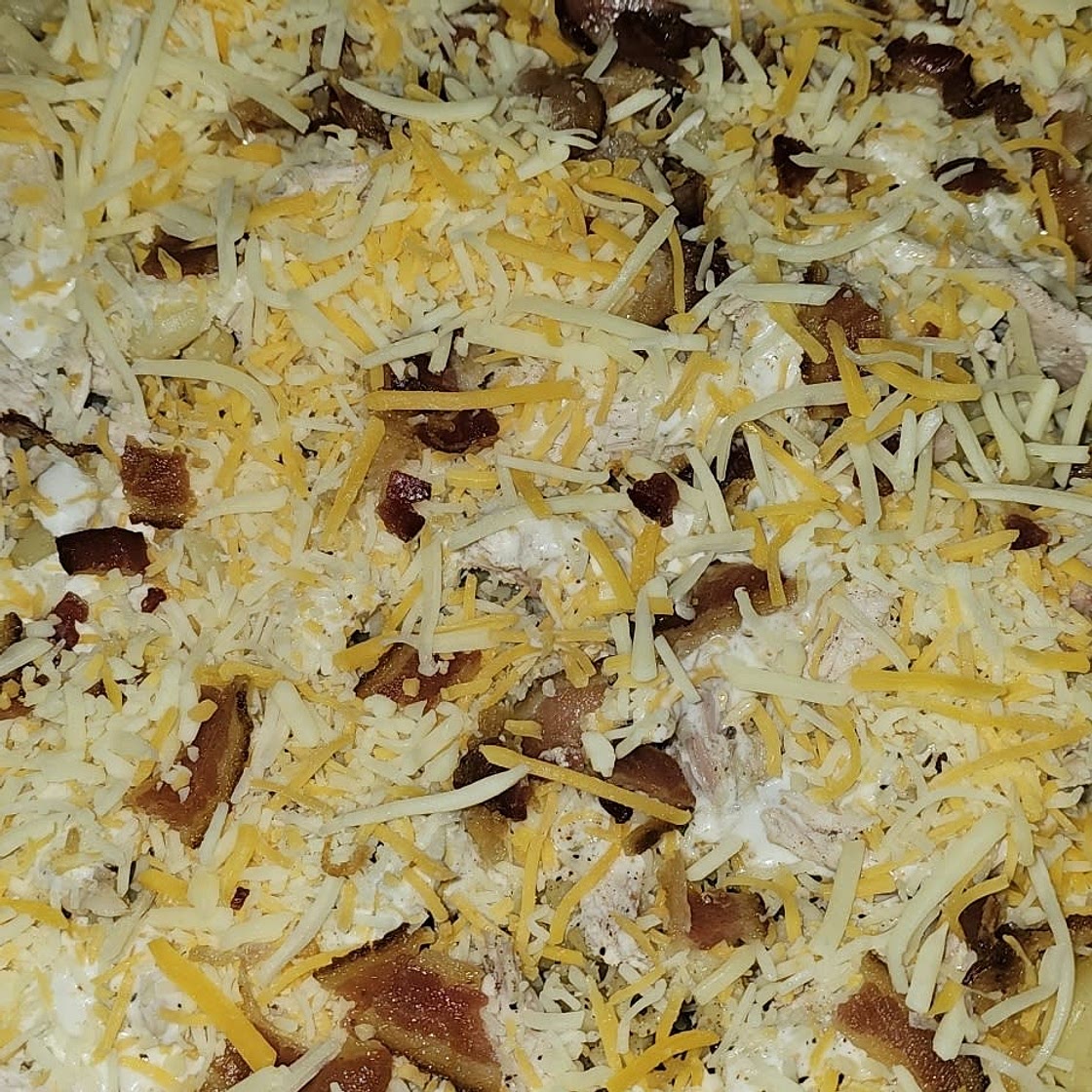 Chicken Bacon Ranch Casserole