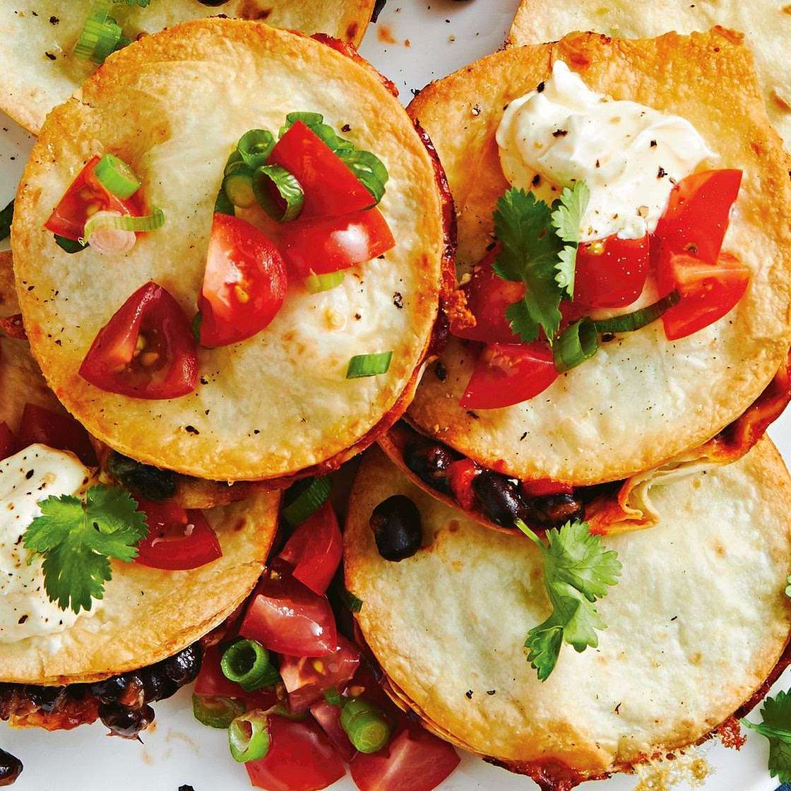 Pie maker vegetarian quesadillas recipe