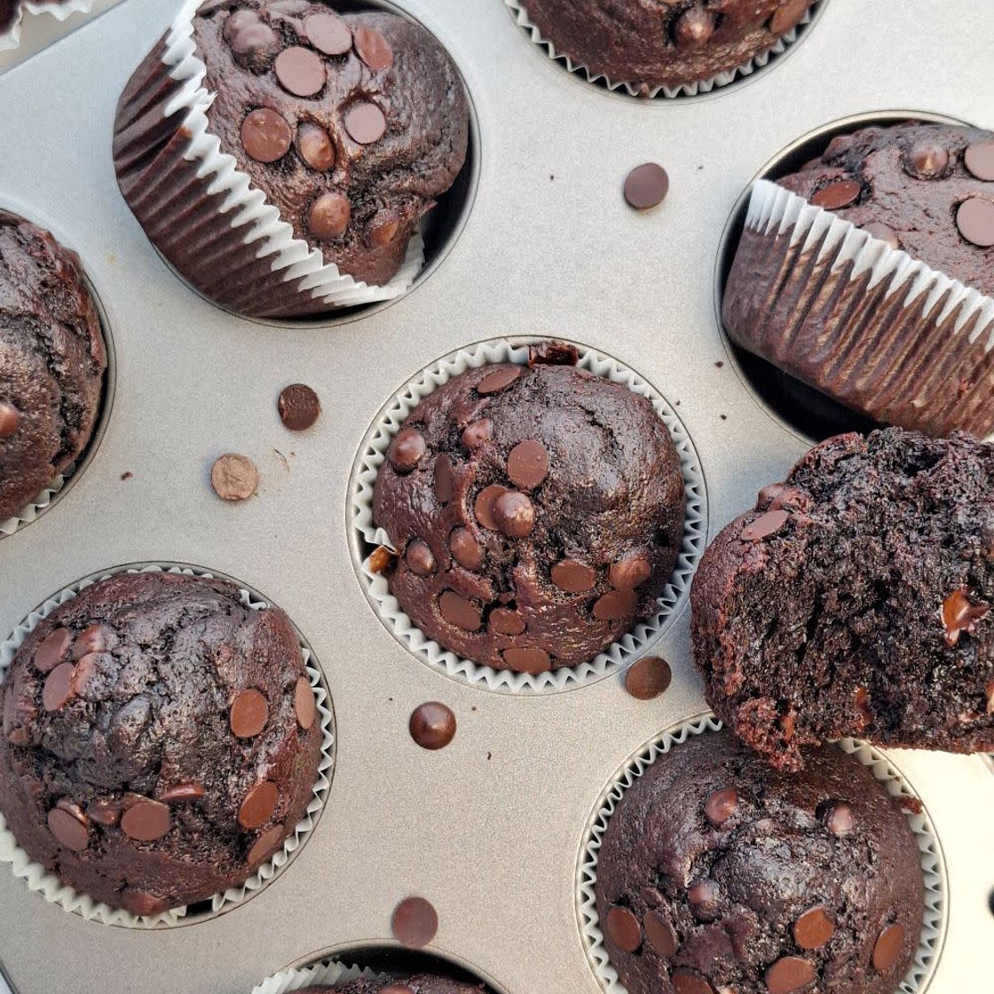 Double Chocolate Muffins