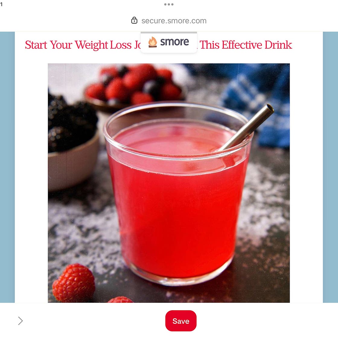 Weight Loss Drink