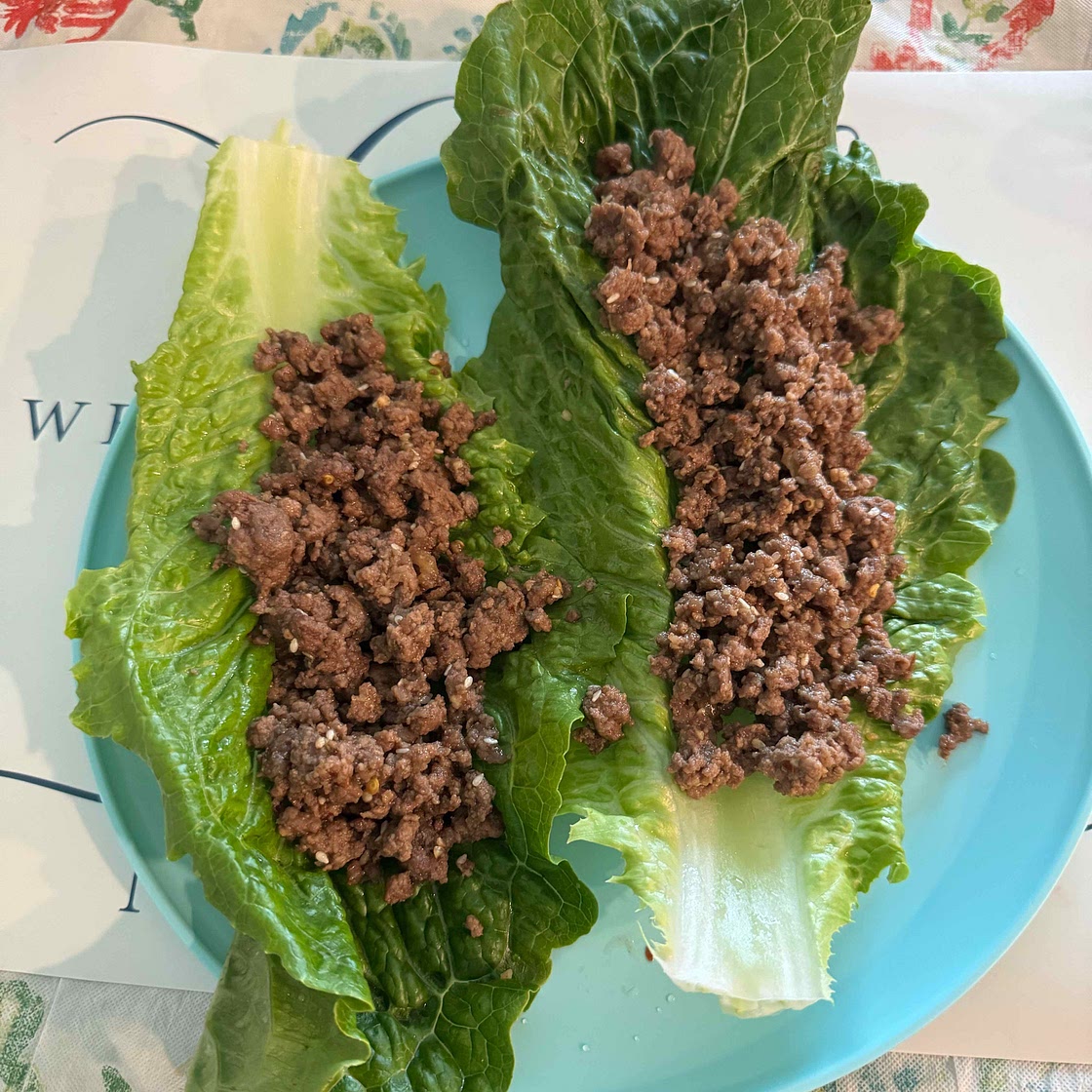 Korean Beef Lettuce Wraps Meal Prep