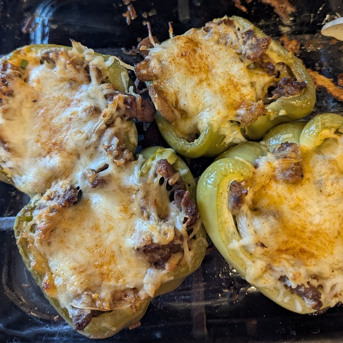 Philly Cheesesteak Stuffed Peppers