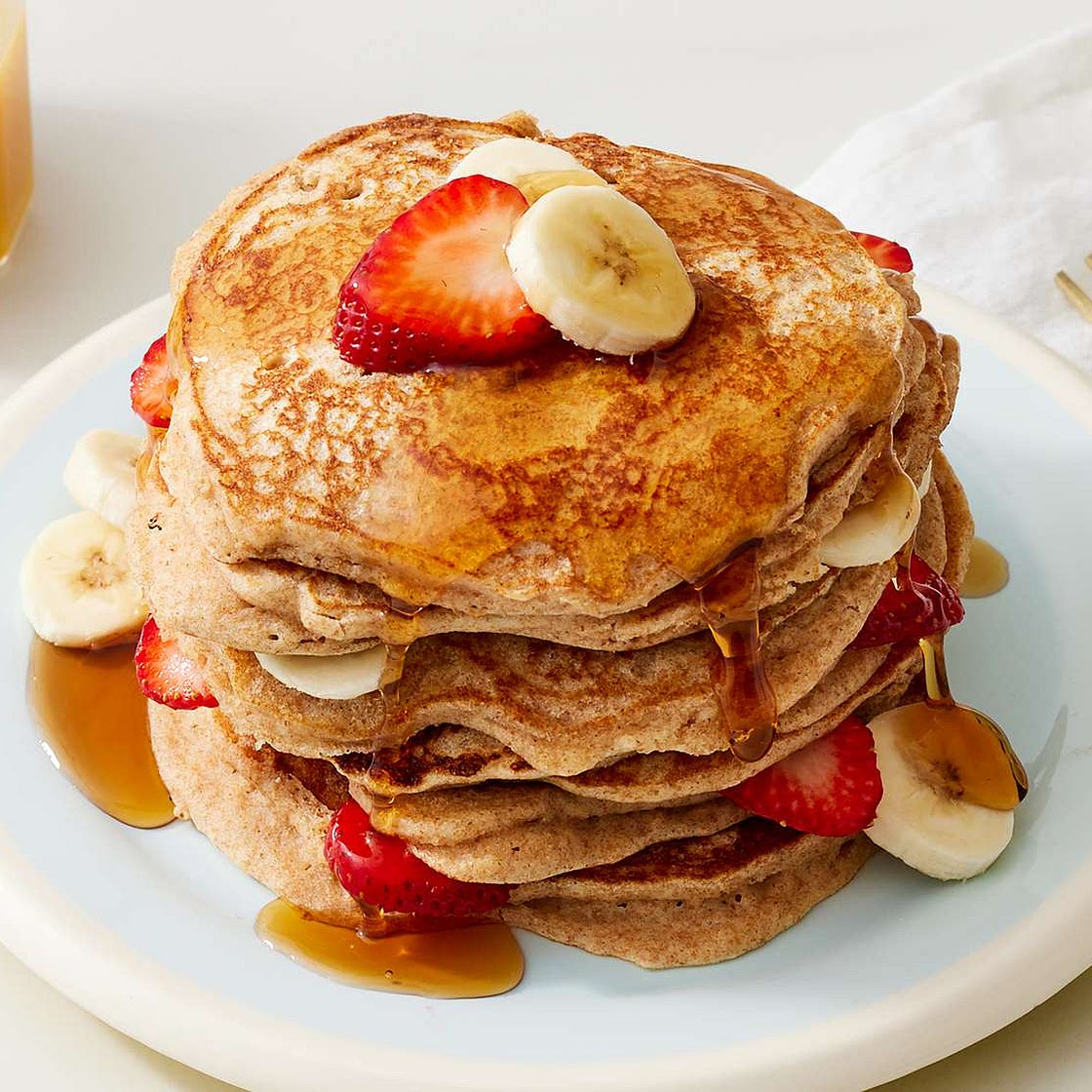 100% Whole Wheat Pancakes