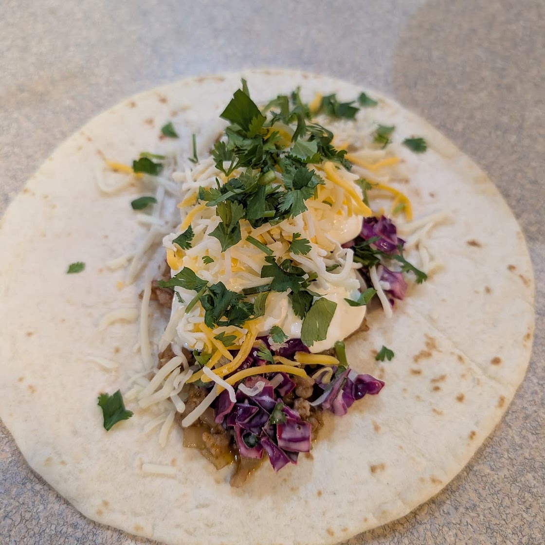One-Pan Santa Fe Pork Tacos