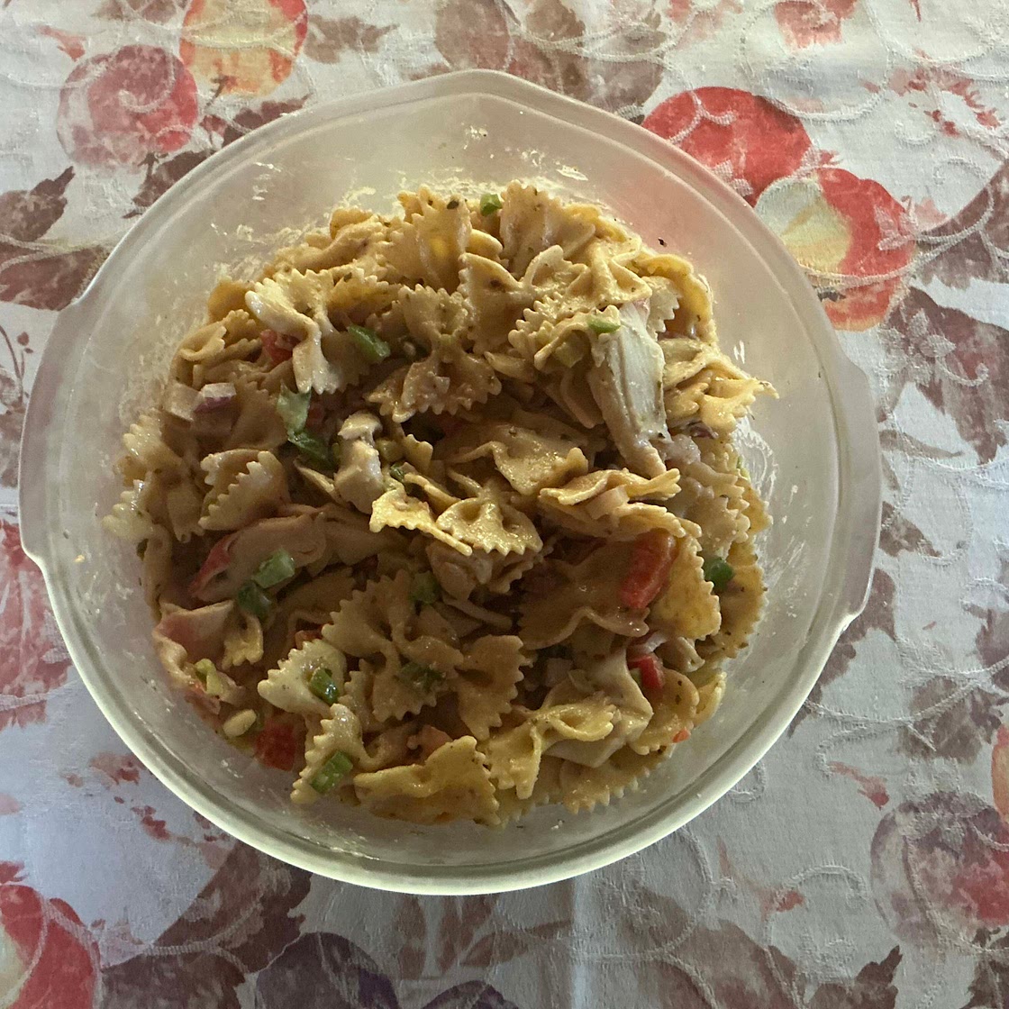 Crabmeat Shrimp Pasta Salad