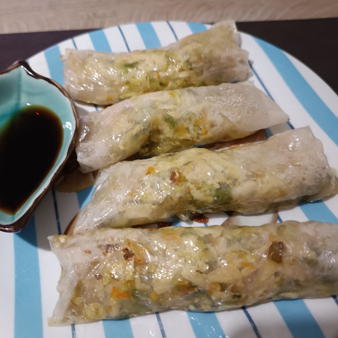 Grated Tofu Rice Paper Dumpings (so delicious!)