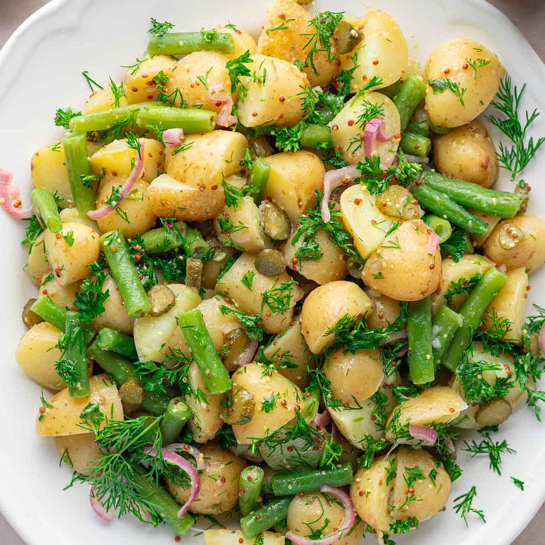 French Potato Salad (with Dijon vinaigrette)