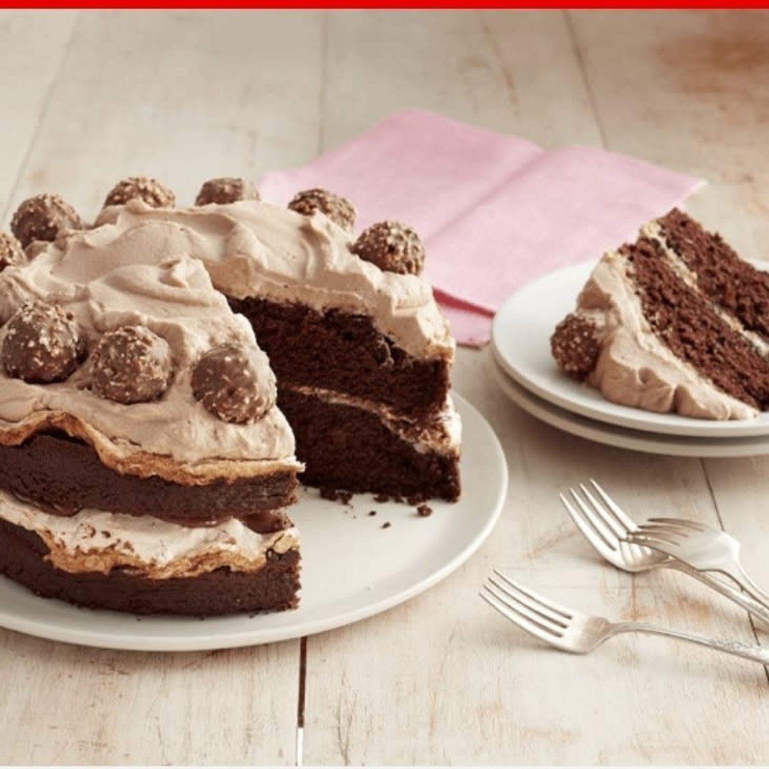 Pastel maravilla de chocolate