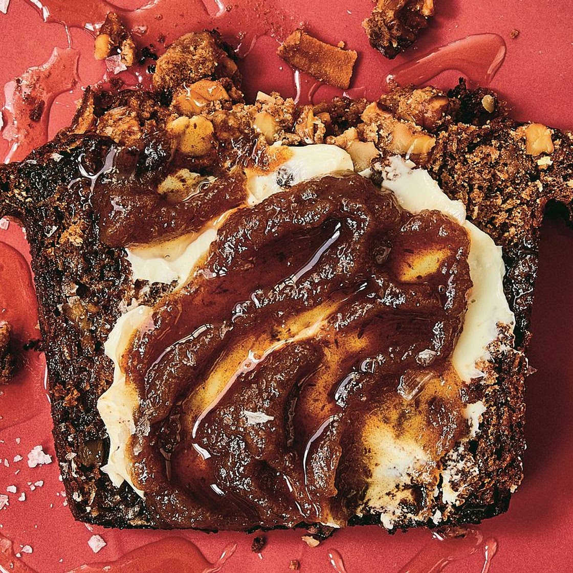Date Banana Bread With Date Jam