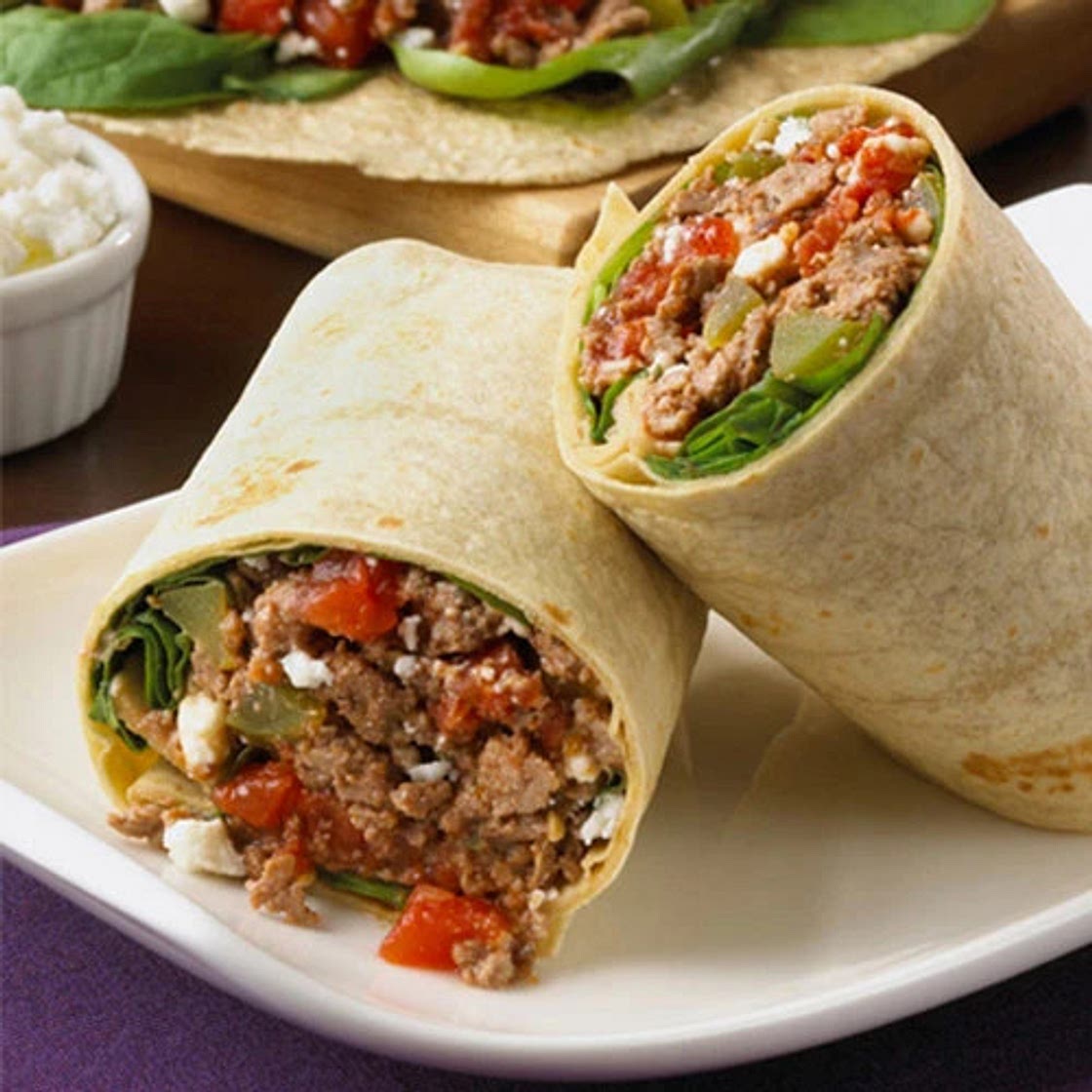 Tortilje sa mlevenim mesom i povrćem