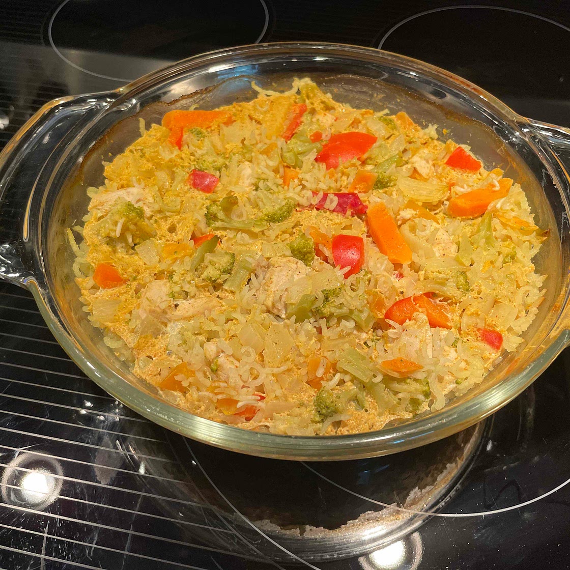 Chicken Biryani Casserole