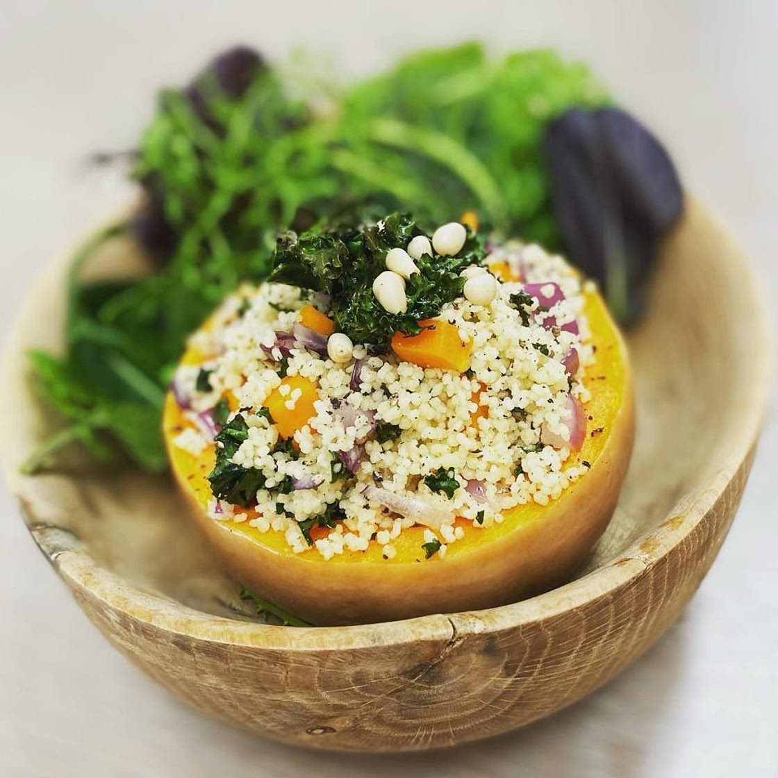 Air Fryer Stuffed Butternut