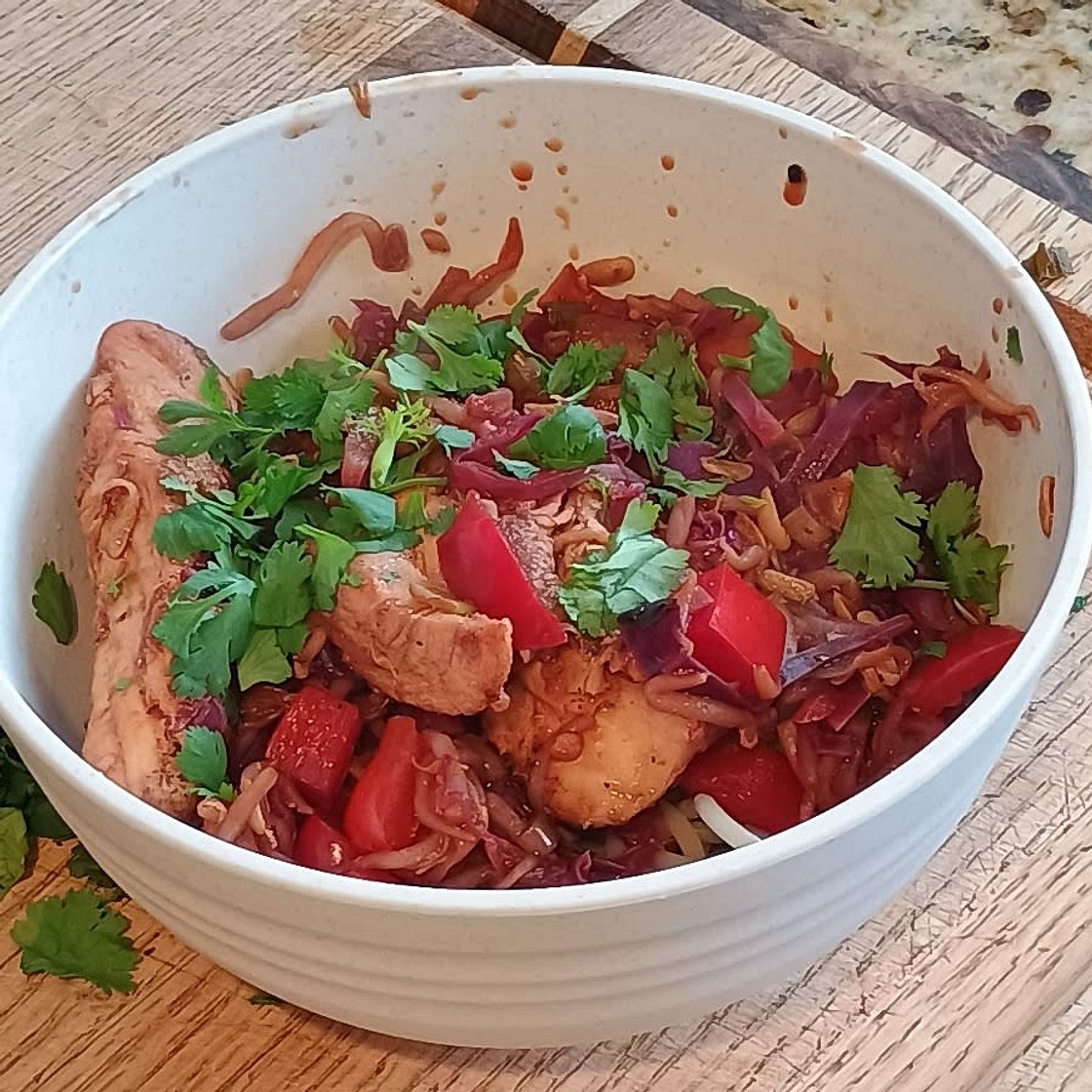 Healthy Chicken Pad Thai E