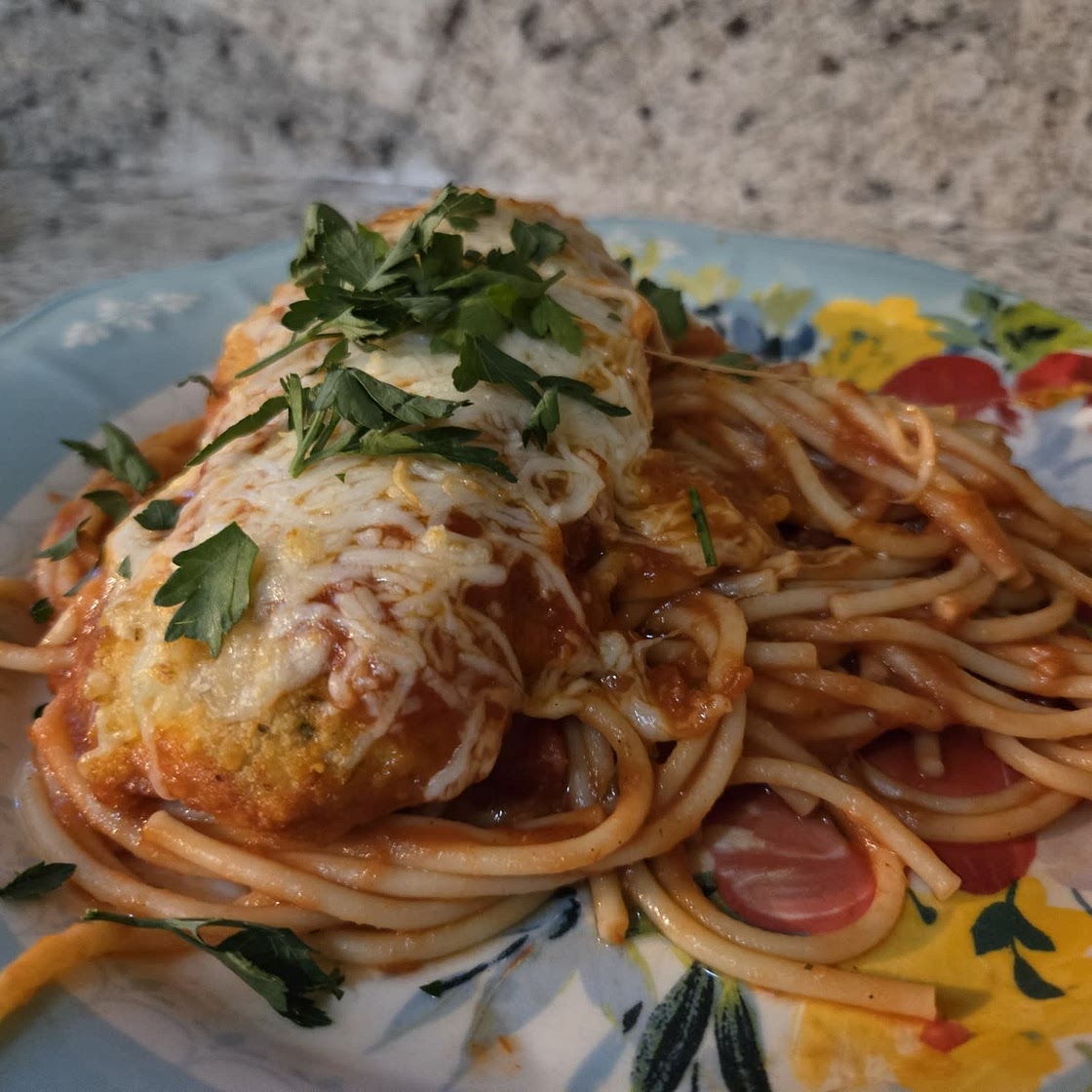 Oven Baked Chicken Parmesan