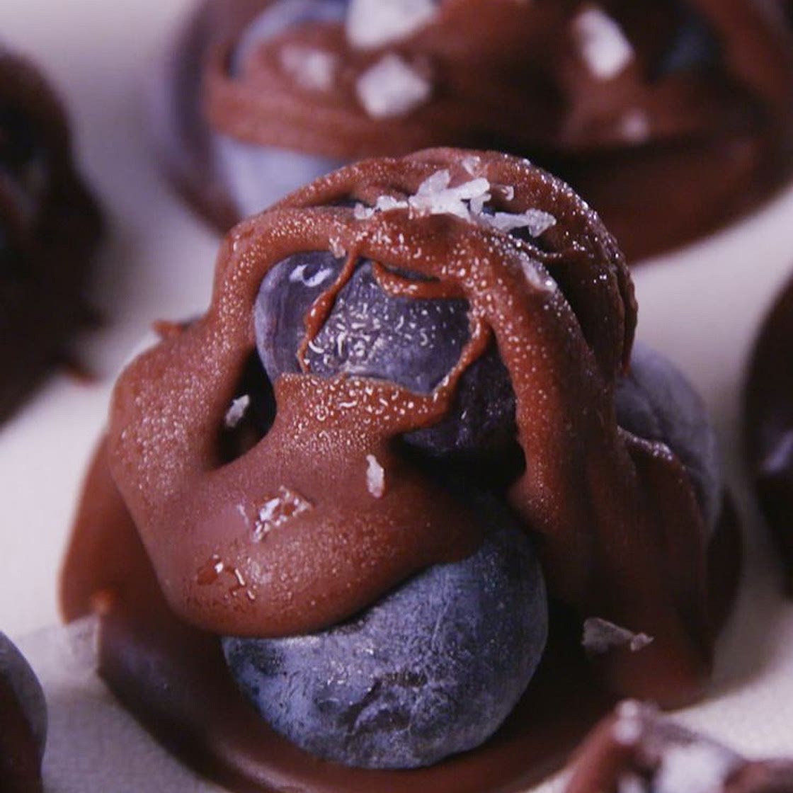Chocolate Blueberry Clusters
