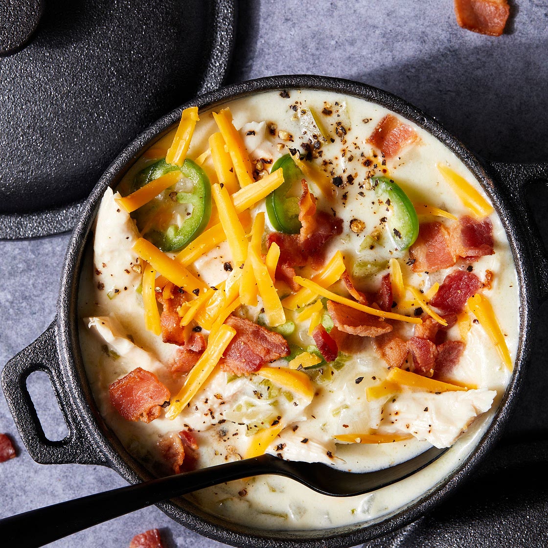 Jalapeño Popper Chicken Soup