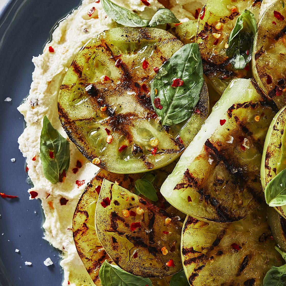 Grilled Green Tomatoes