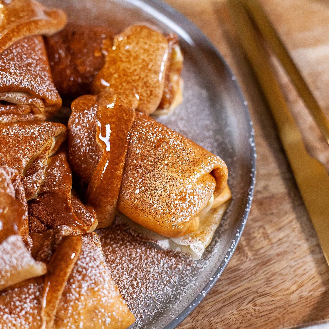 Strawberries & Cream Croissant French Toast