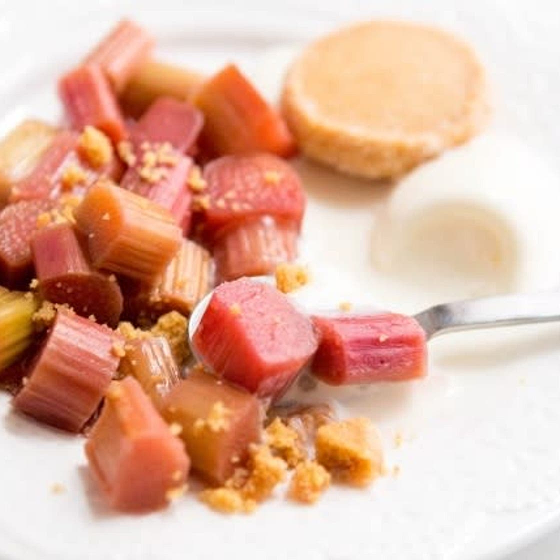 Rhubarbe confite