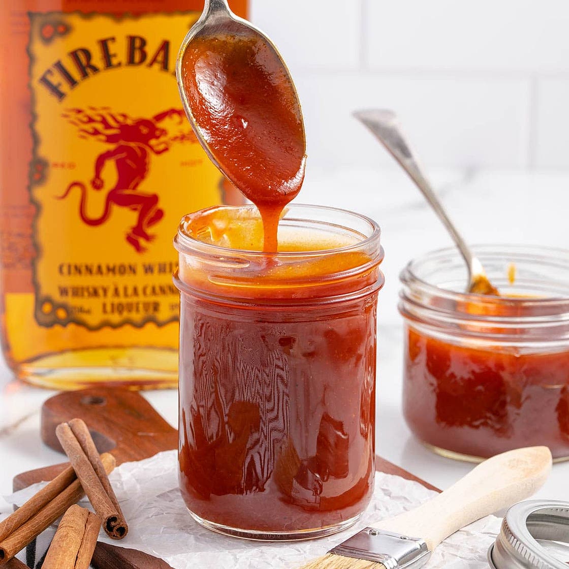 Sauce barbecue au Fireball
