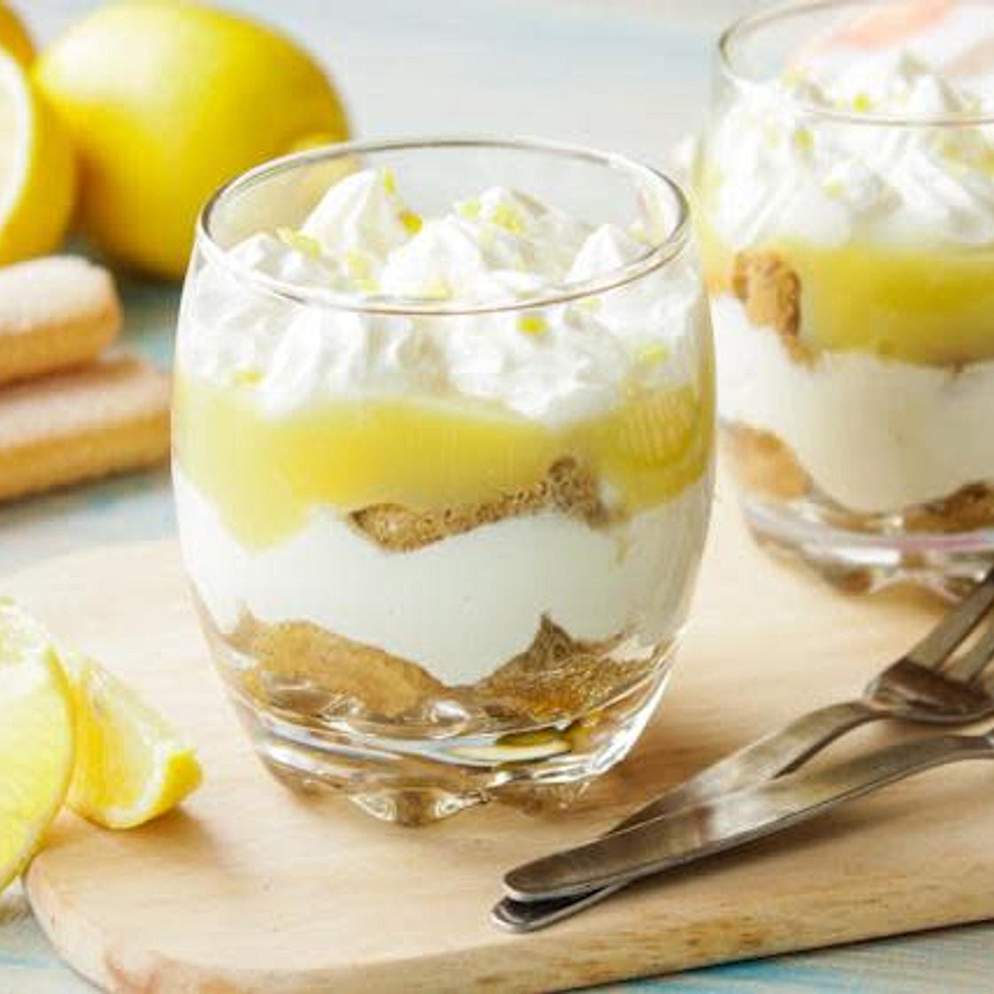 Tiramisu citron basilic