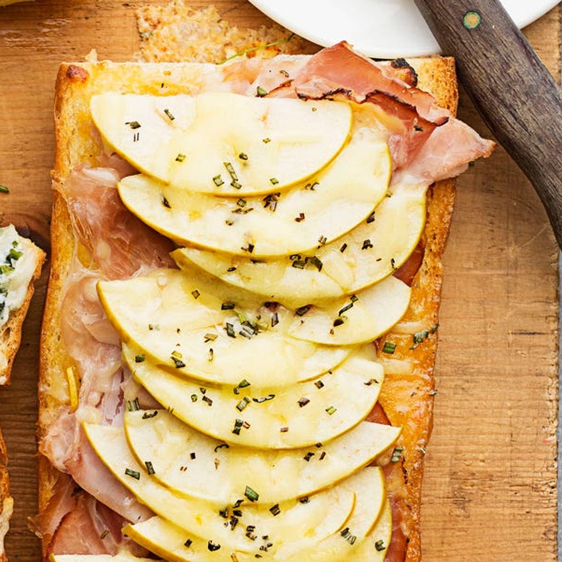 Ham and Cheese Pizza