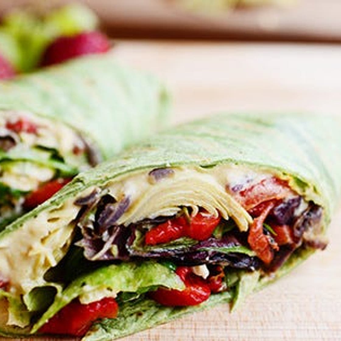 Heavenly Hummus Wrap
