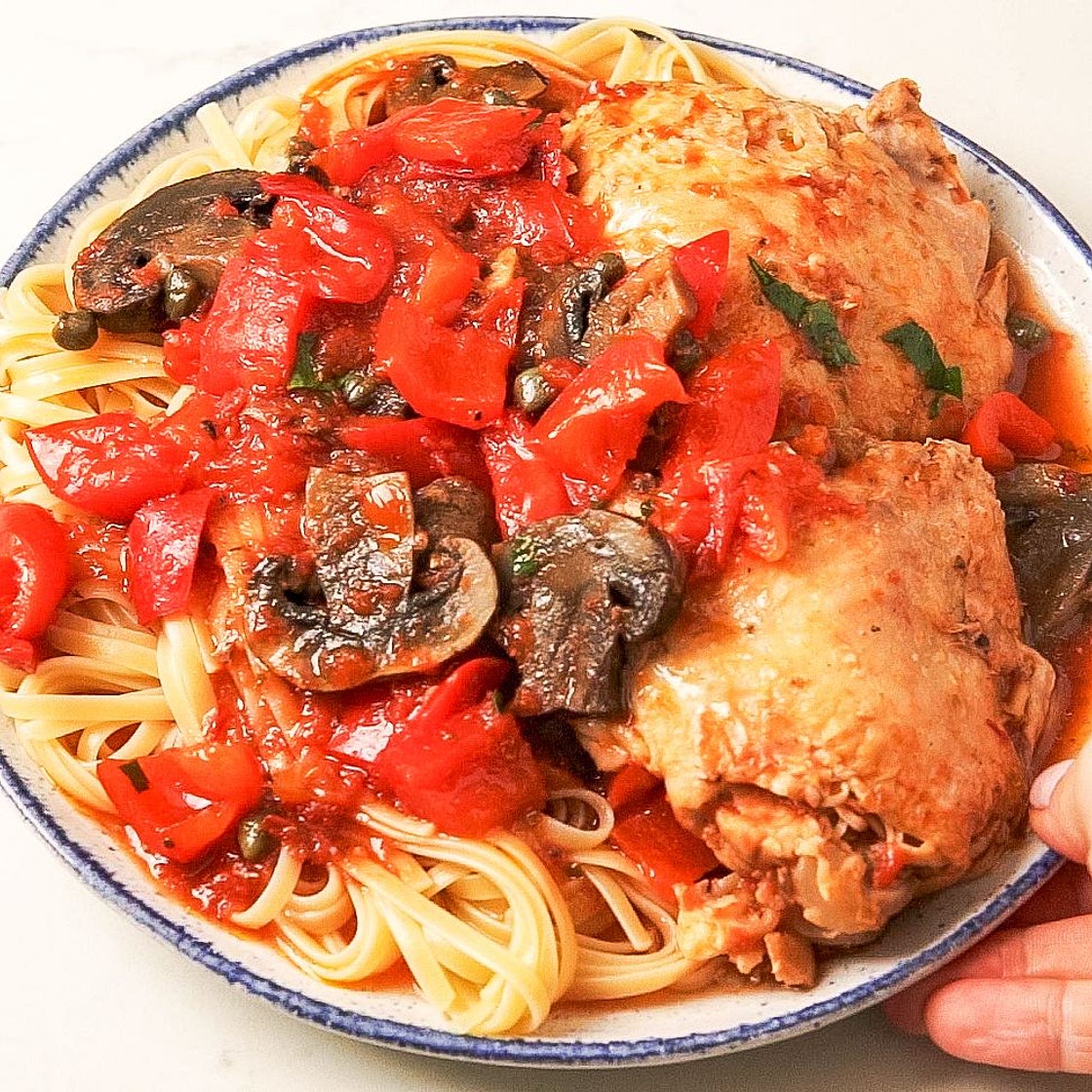 Slow-Cooker Chicken Cacciatore